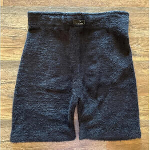 Gymshark Whitney Simmons Eyelash Black Bike Shorts Womens Medium